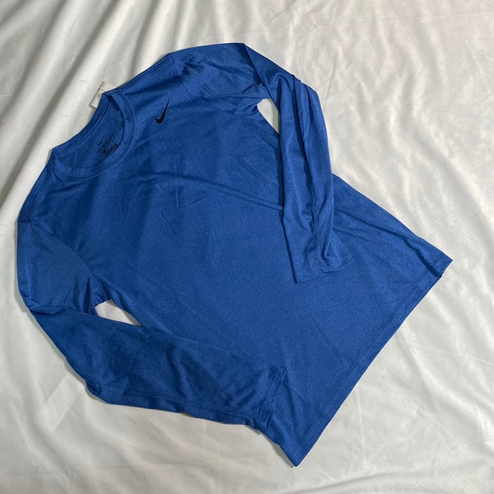 Nike Dri-fit Long Sleeve Blue S